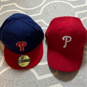 2 Philadelphia Phillies infant hats